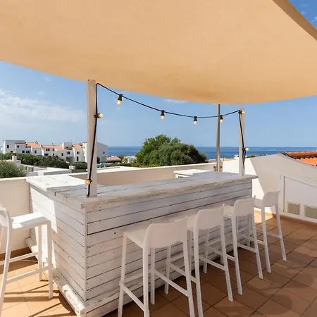 Villa Maravilla With Heatable Pool Rooftopbar With Sea Views And Range Rover Binibeca
